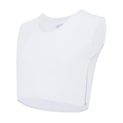 Binder Sport white with a sewn-in side zipper