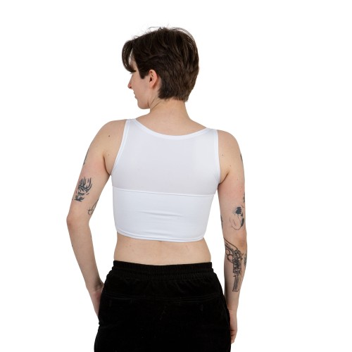 Binder sport wąskie ramiączka na modelu z tyłu.