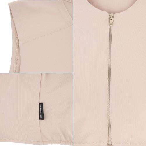 Binder Sport beige with middle sewn-in zipper