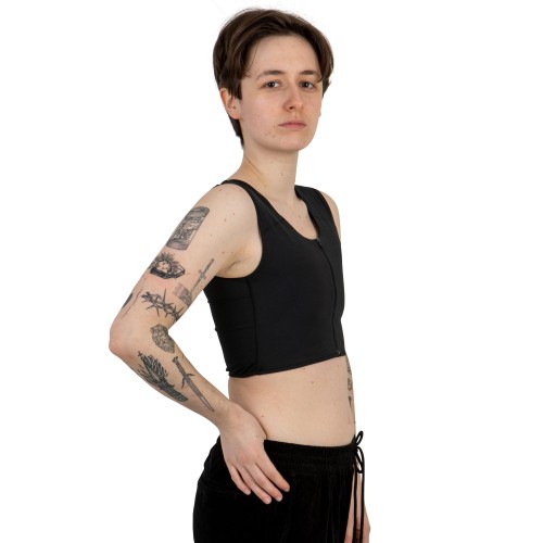 Binder Sport black with middle sewn-in zipper