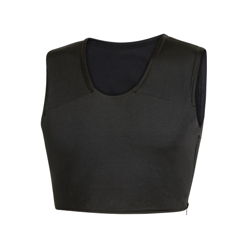 Sport Binder – Black, side sewn-in zipper